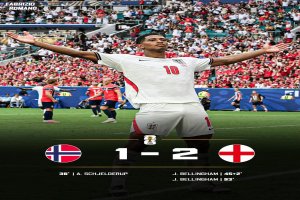 ENGLAND 2-1 NORWAY