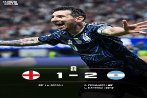 ENGLAND 1-2 ARGENTINA